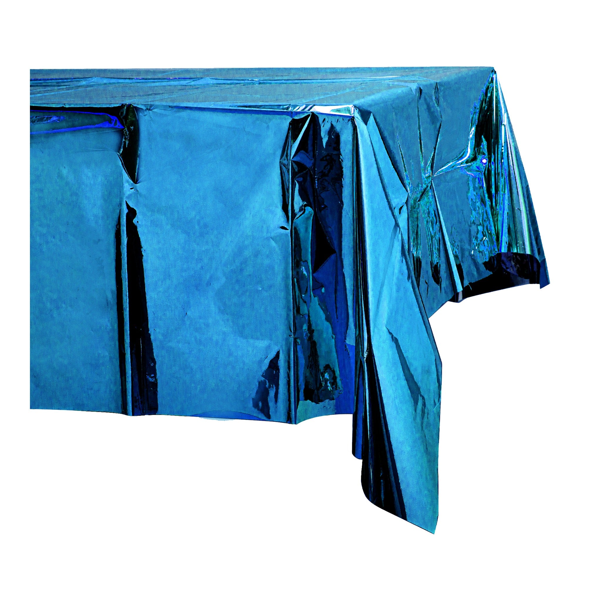 Plastic Foil Table Cover Blue
